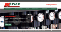 Desktop Screenshot of maziak.co.uk