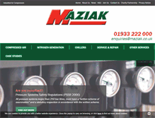 Tablet Screenshot of maziak.co.uk